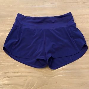 Lululemon Speed Up Shorts, size 4 tall.